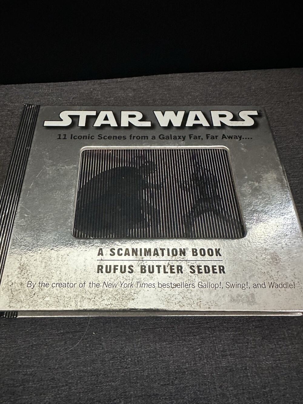 Star Wars Scanimation Book Rufus Butler Seder 11 Iconic Scenes 2010 Hardcover